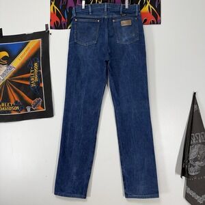 Wrangler 13MWZ Cowboy Cut Jeans 33x36 Blue Denim Western Classic